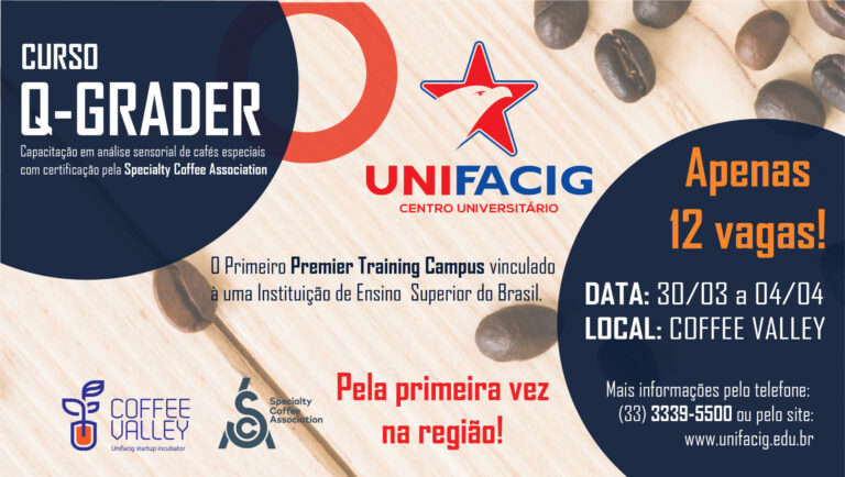 O Centro Universitário UNIFACIG traz pela primeira vez na região o Curso Q-Grader.