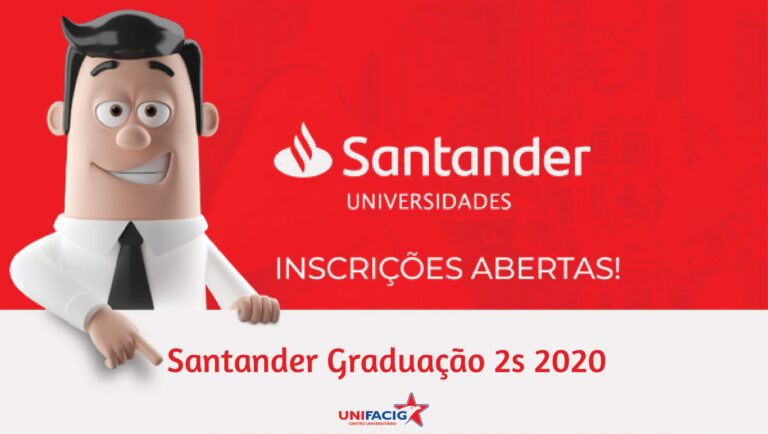 Está aberto Processo Seletivo para o Programa de Bolsas Santander Universidades