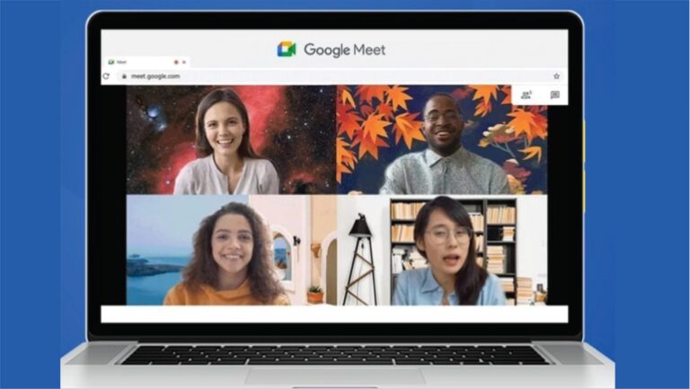 Trocando plano de fundo do Google meet