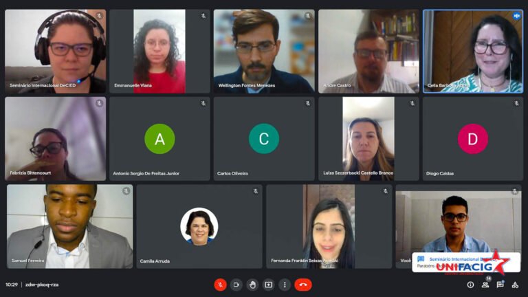 Professoras e alunos dos Cursos de Direito e Medicina Veterinária do UNIFACIG apresentam artigo no seminário internacional de democracia, ciudadanía y estado derecho  na  Universidade de Vigo – Espanha