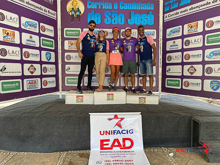 Polo do Unifacig EaD participa da 9ª Corrida e Caminhada de São José em Itaperuna-RJ