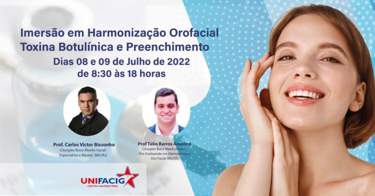 Prorrogação do prazo do Curso de Imersão em Harmonização Orofacial – Toxina Botulínica e Preenchimento –
