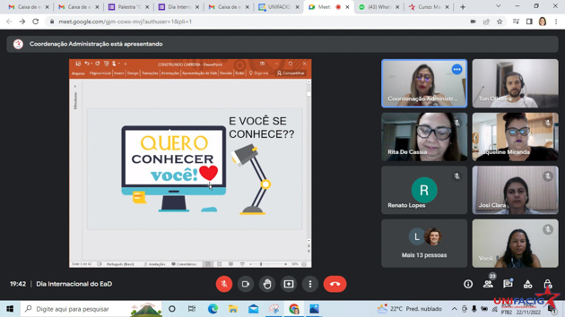 Centro Universitário UNIFACIG comemora dia internacional do ensino à distância com palestra motivacional