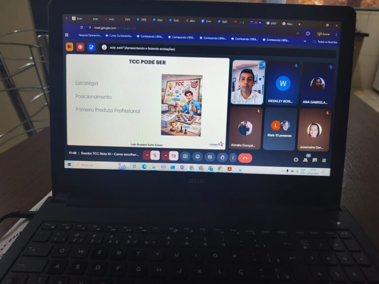 Projeto TCC Nota 10 orienta alunos sobre escolha de tema em oficina on-line